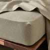 Ravello Linen Fitted or Flat Sheet Range Caper
