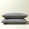 Ravello Linen King Pillowcase Pair Charcoal