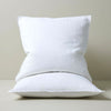 Ravello Linen European Pillowcase Pair White