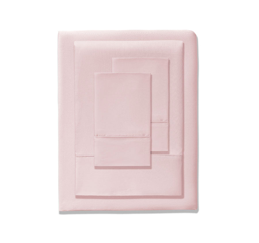 Bamboo Eco 400THC Cotton Sheet Set Range Blush