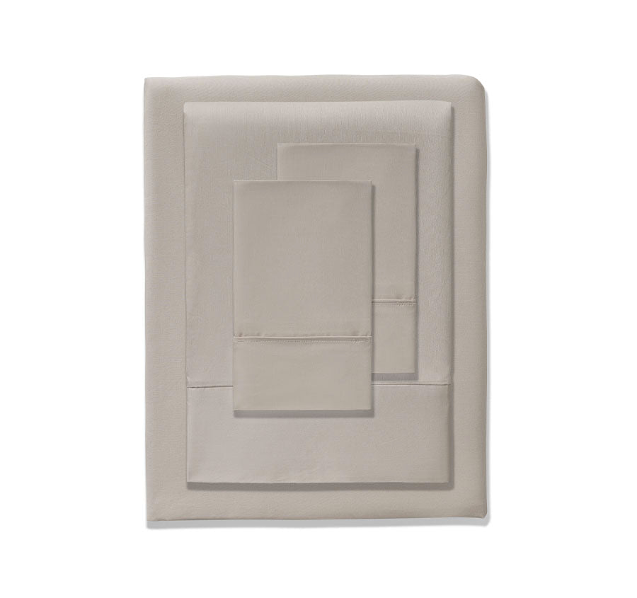 Bamboo Eco 400THC Cotton Mega Sheet Set Range Stone