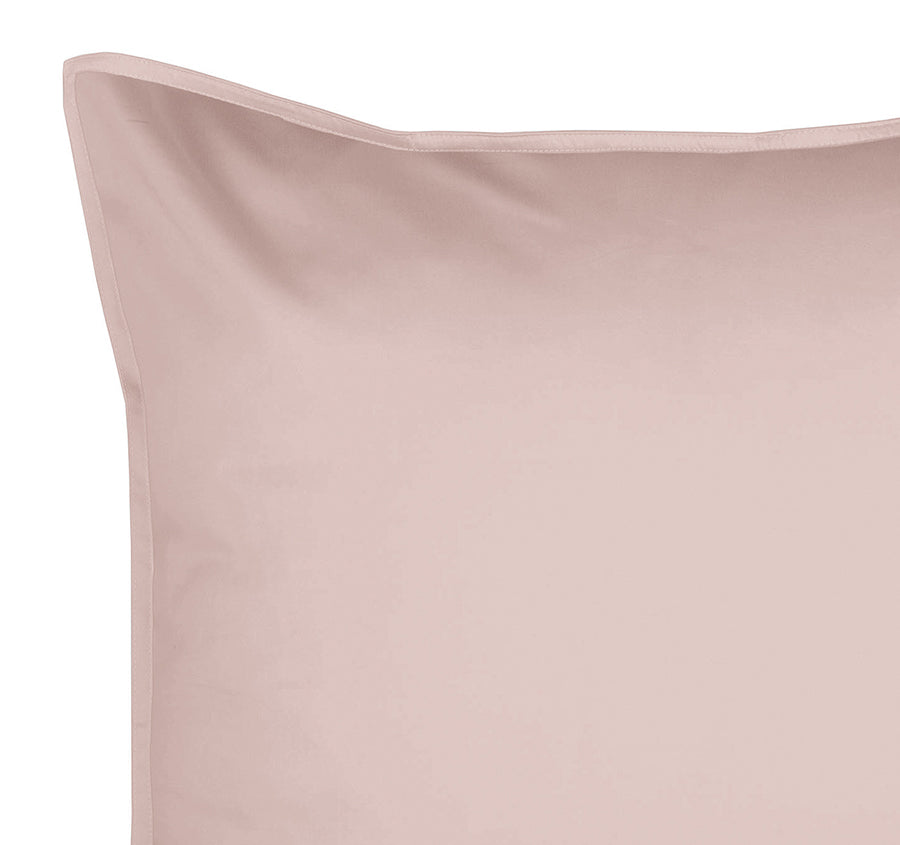 Drift Stonewashed Cotton King Pillowcase Blush Pink