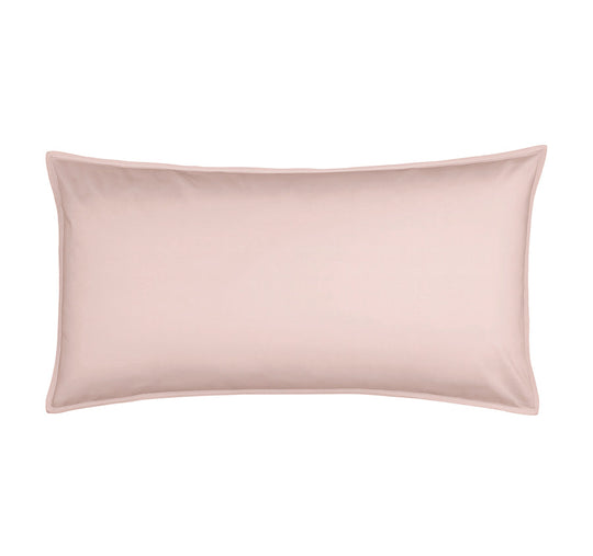 Drift Stonewashed Cotton King Pillowcase Blush Pink