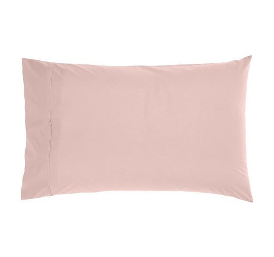 Drift Stonewashed Cotton Standard Pillowcase Pair Blush Pink