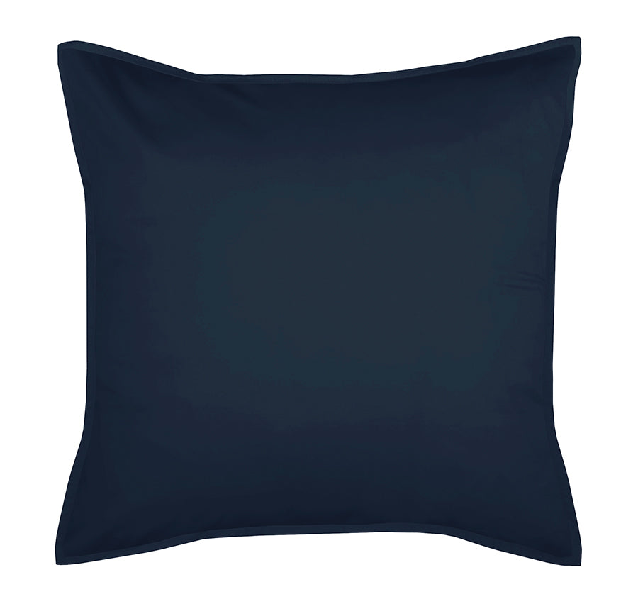 Drift Stonewashed Cotton European Pillowcase Denim Navy