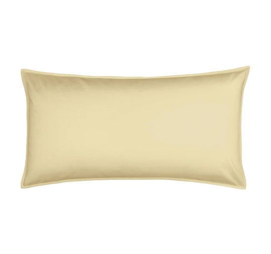 Drift Stonewashed Cotton King Pillowcase Lemon Yellow