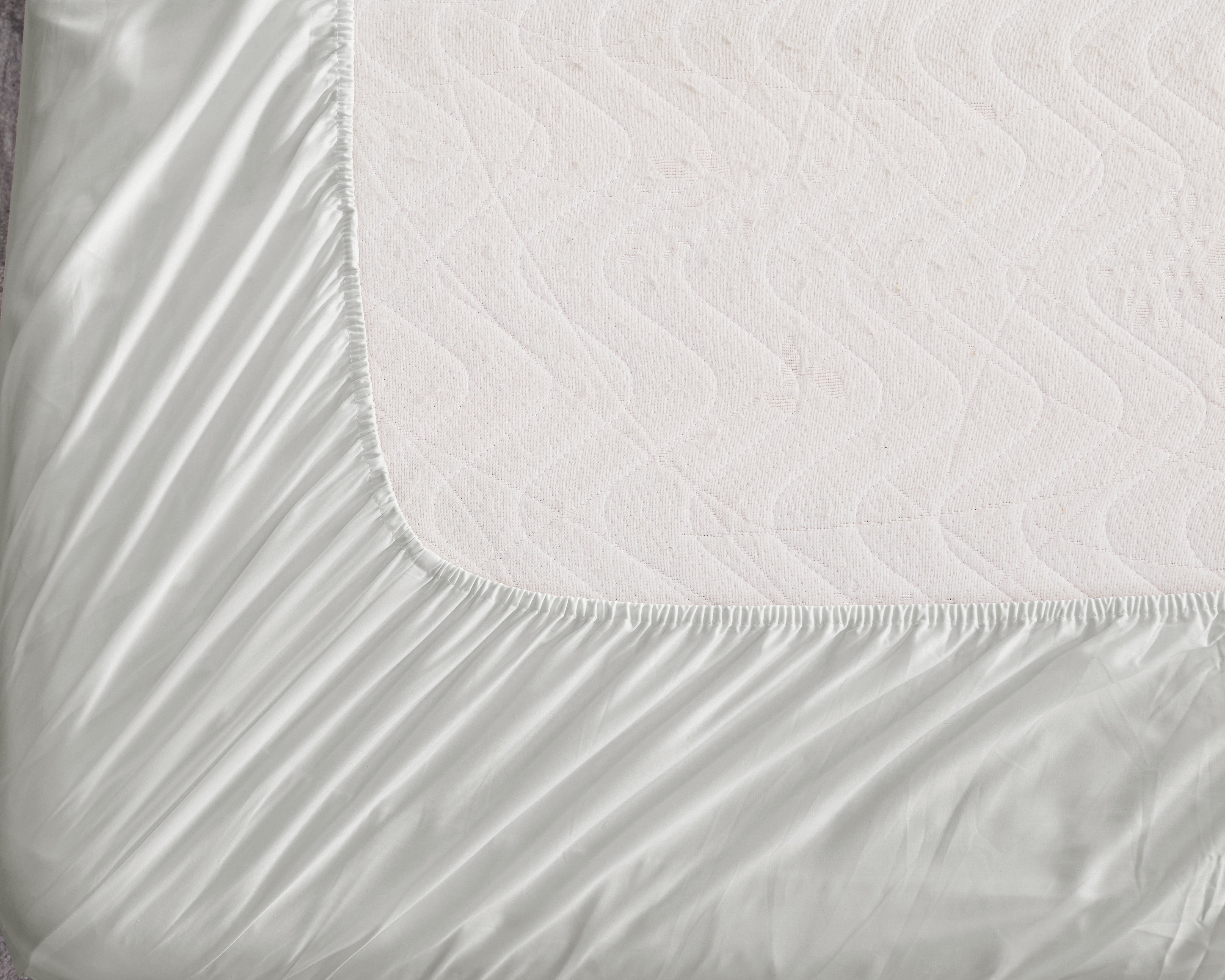 Drift Stonewashed Cotton Mega Fitted Combo Set Range Pure White