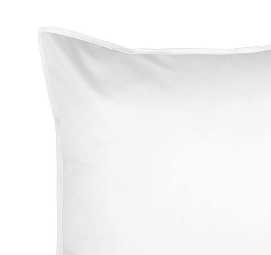 Drift Stonewashed Cotton European Pillowcase Pure White
