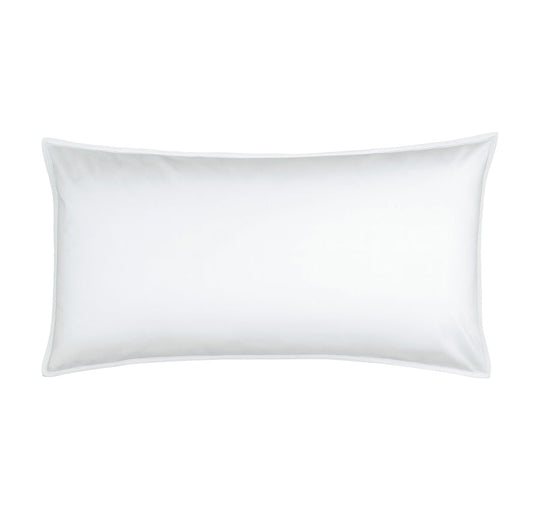 Drift Stonewashed Cotton King Pillowcase Pure White