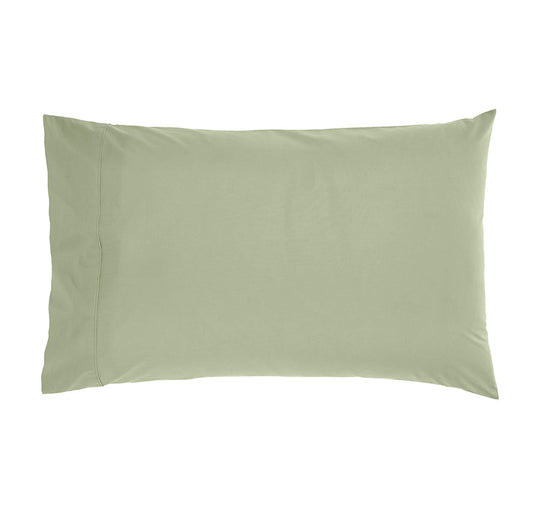 Drift Stonewashed Cotton Standard Pillowcase Pair Wild Sage