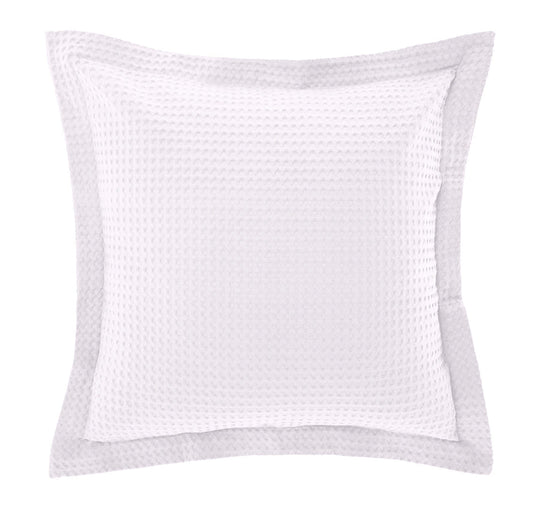 Haven Cotton Waffle European Pillowcase Pure White