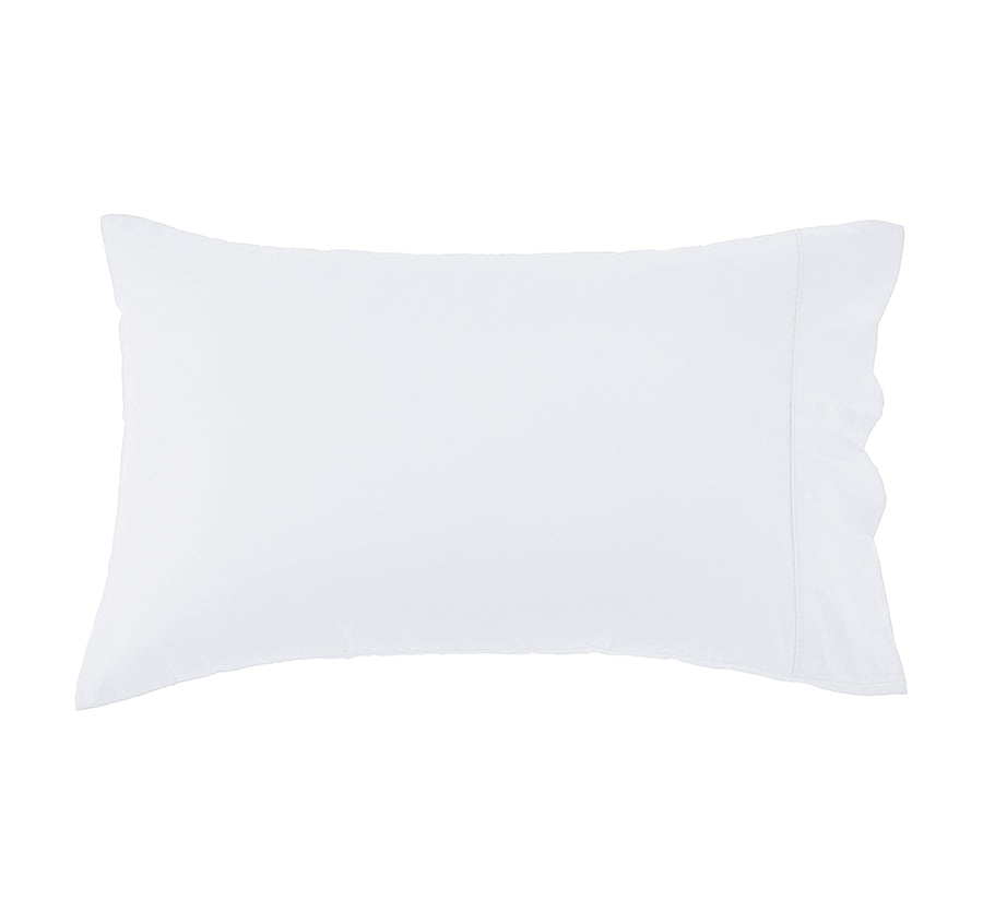 Oxford 300TC Crisp Cotton Percale Sheet Set Range Pure White
