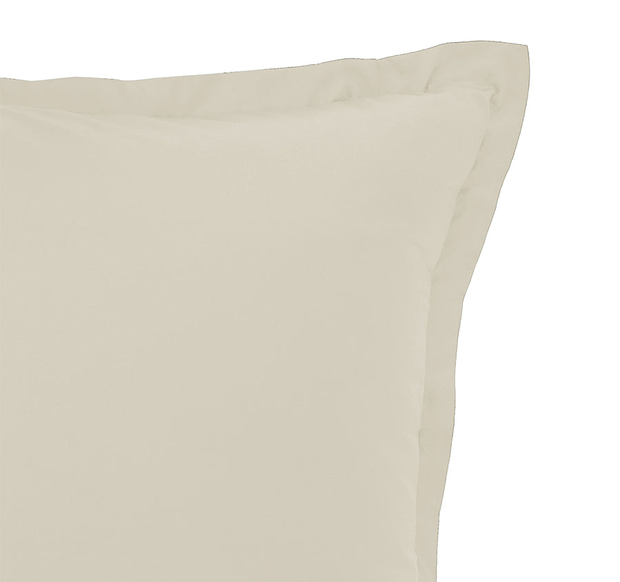 Oxford 300TC Crisp Cotton Percale Tailored King Pillowcase Sandstone