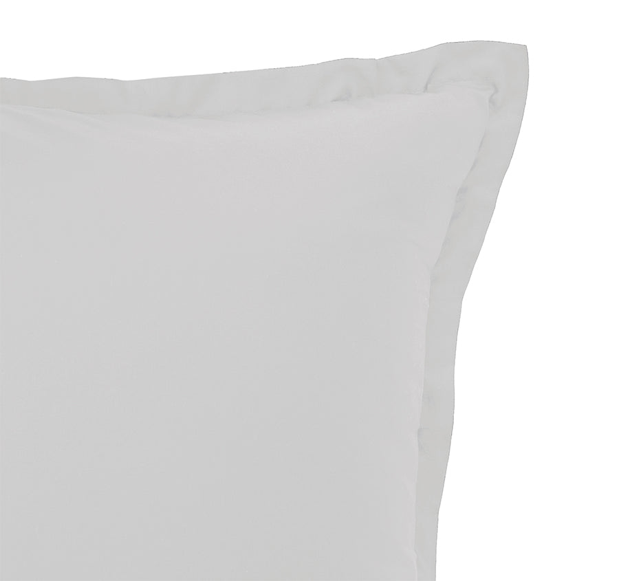 Oxford 300TC Crisp Cotton Percale Tailored King Pillowcase Warm Silver