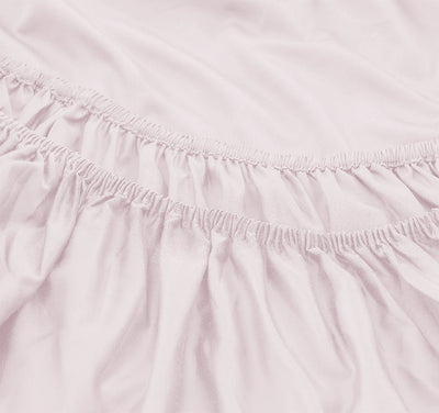Signature 500TC Classic Egyptian Cotton Mega Fitted or Flat Sheet Range Blush Pink