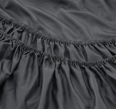 Signature 500TC Classic Egyptian Cotton Mega Fitted or Flat Sheet Range Charcoal Grey
