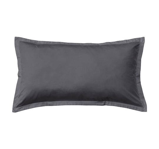 Signature 500TC Classic Egyptian Cotton Tailored King Pillowcase Charcoal Grey