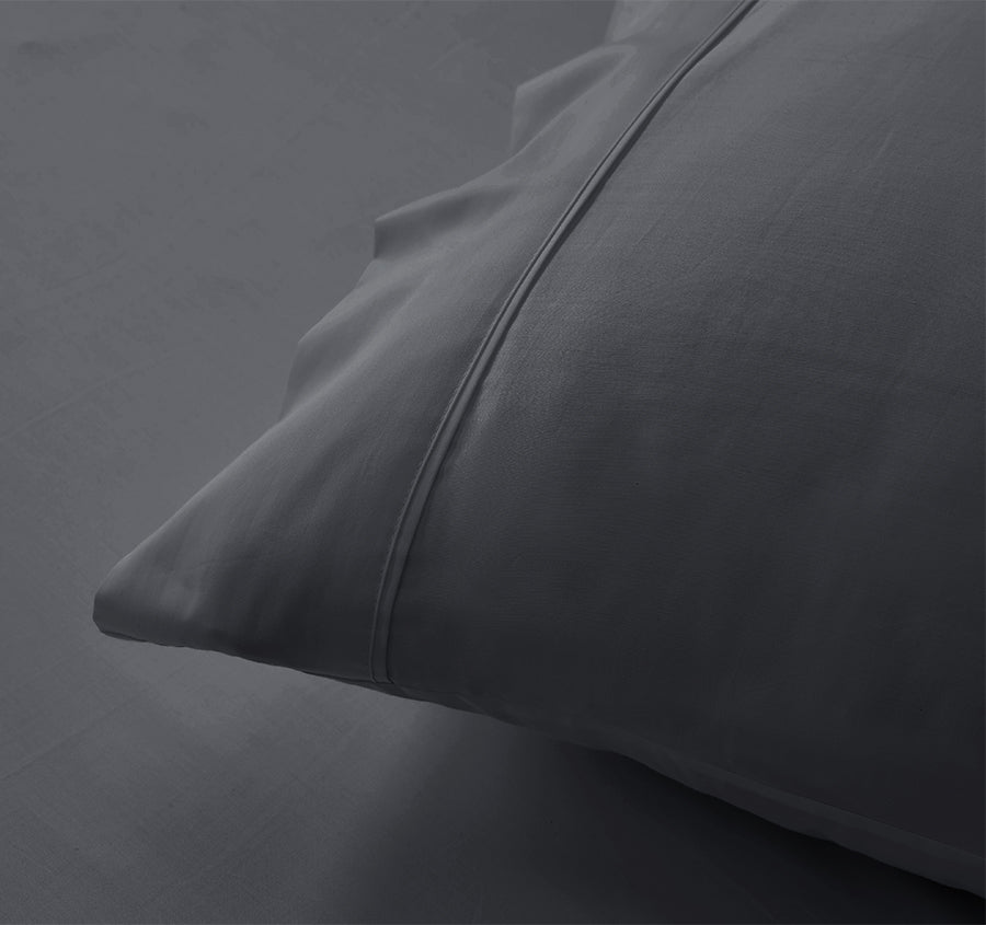 Signature 500TC Classic Egyptian Cotton Mega Sheet Set Range Charcoal Grey