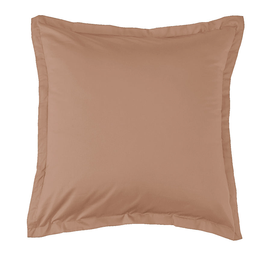 Signature 500TC Classic Egyptian Cotton Tailored European Pillowcase Earth Clay