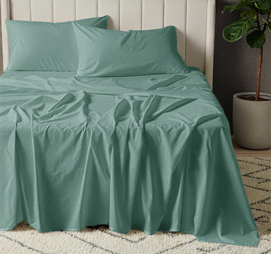 Signature 500TC Classic Egyptian Cotton Mega Sheet Set Range Jade Green