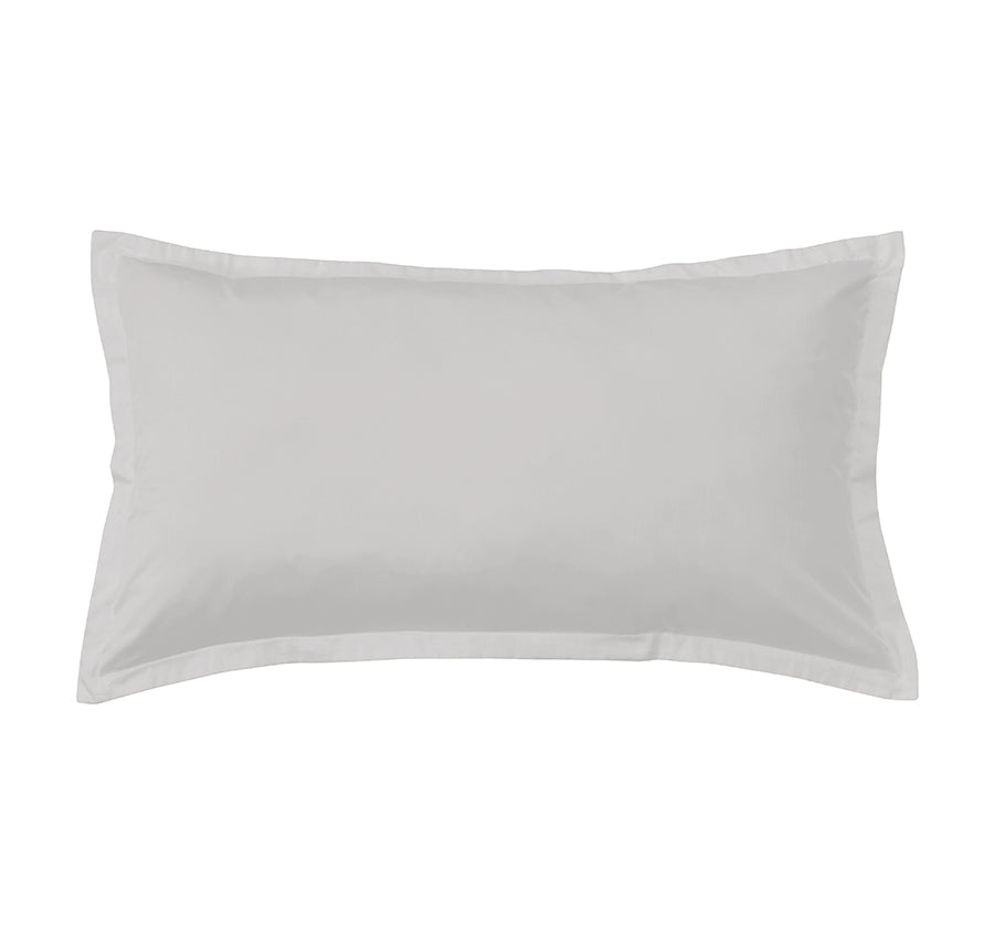 Signature 500TC Classic Egyptian Cotton Tailored King Pillowcase Silver Mist