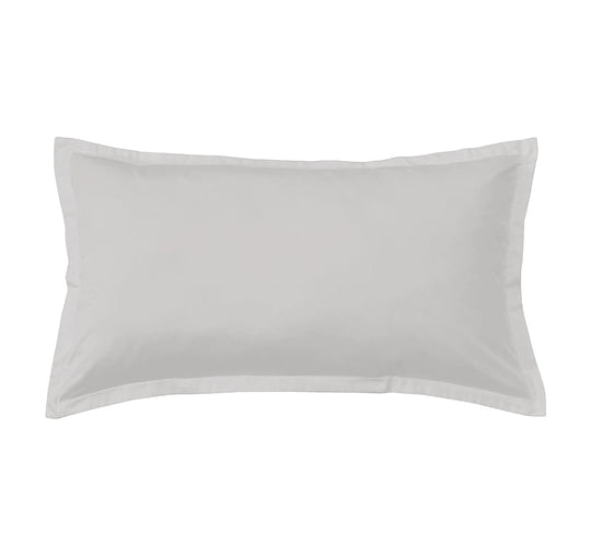 Signature 500TC Classic Egyptian Cotton Tailored King Pillowcase Silver Mist
