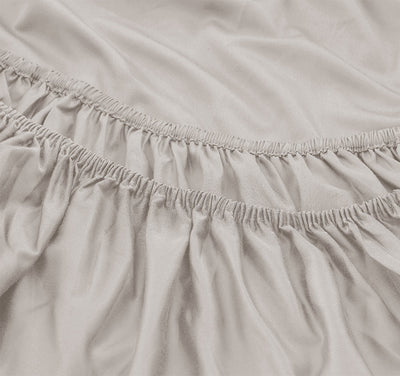 Signature 500TC Classic Egyptian Cotton Mega Fitted or Flat Sheet Range Warm Taupe