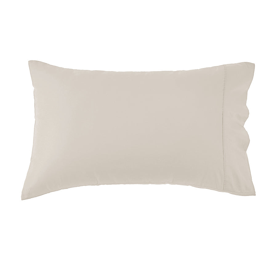 Signature 500TC Classic Egyptian Cotton Standard Pillowcase Pair Warm Taupe