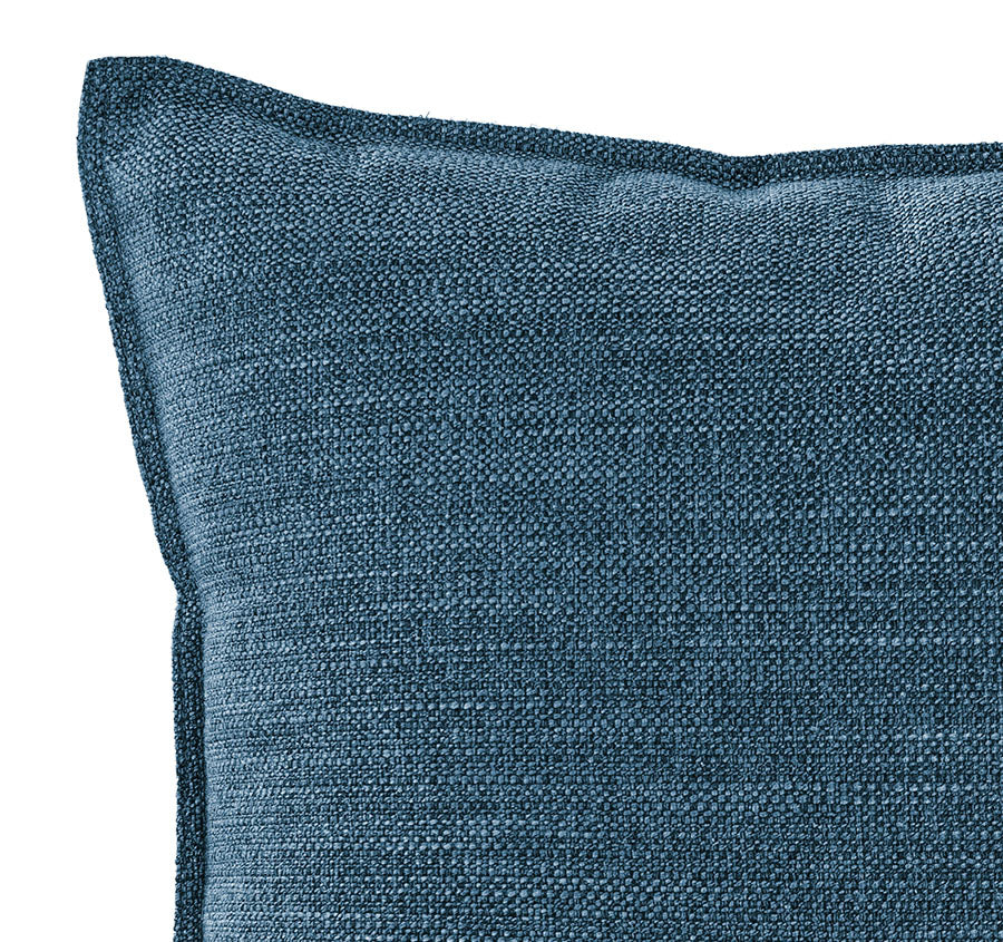 Linen Look 44x44cm Filled Cushion Marine