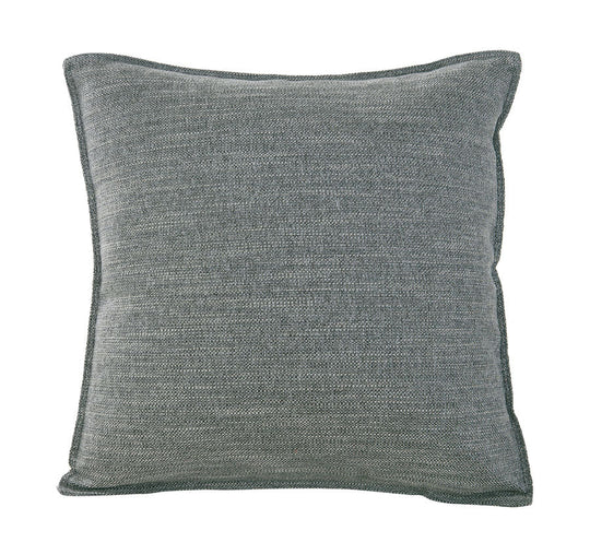Linen Look 44x44cm Filled Cushion Pewter