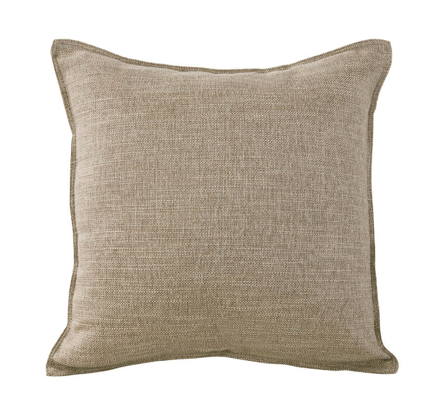 Linen Look 44x44cm Filled Cushion Sand