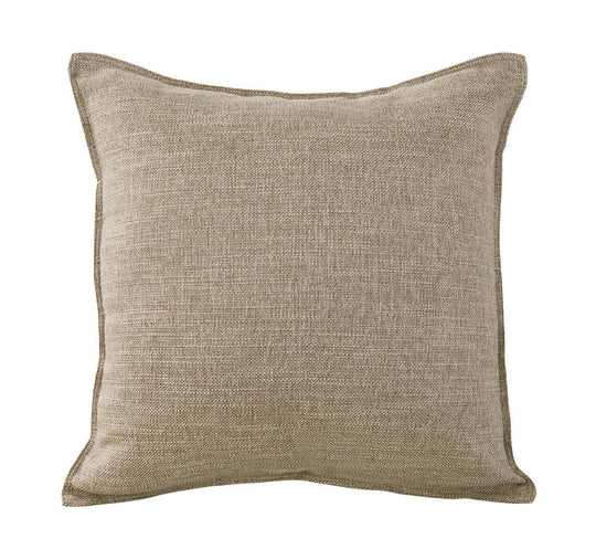 Linen Look 44x44cm Filled Cushion Sand