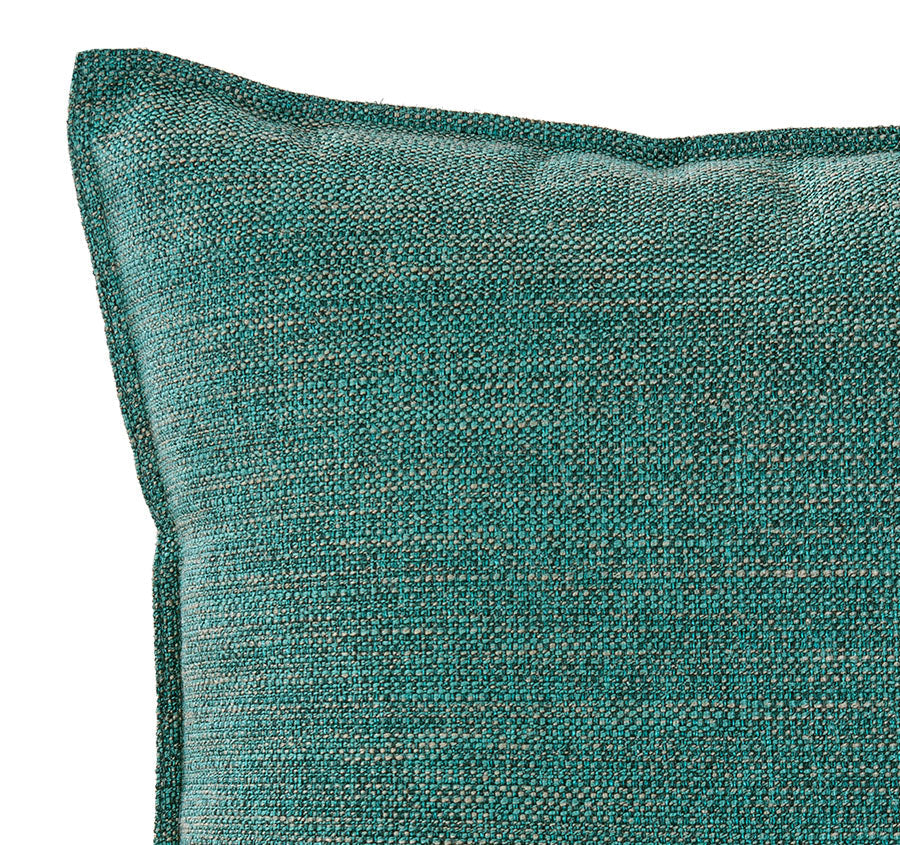 Linen Look 44x44cm Filled Cushion Teal