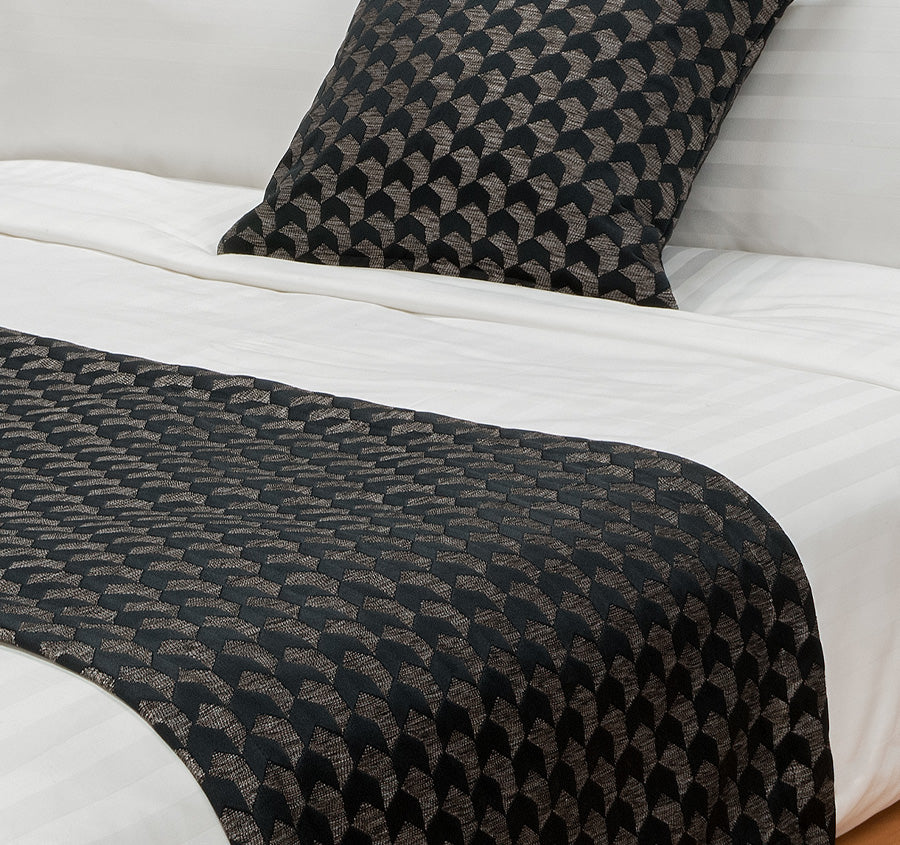 Regency Bed Runner Range Ink Blue