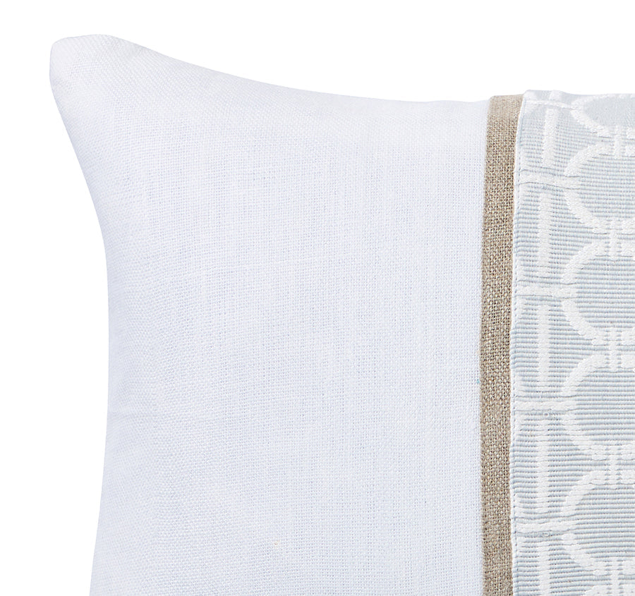 Catalina Link 30x50cm Filled Cushion Sky Blue