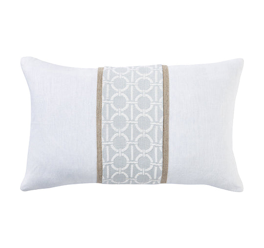 Catalina Link 30x50cm Filled Cushion Sky Blue