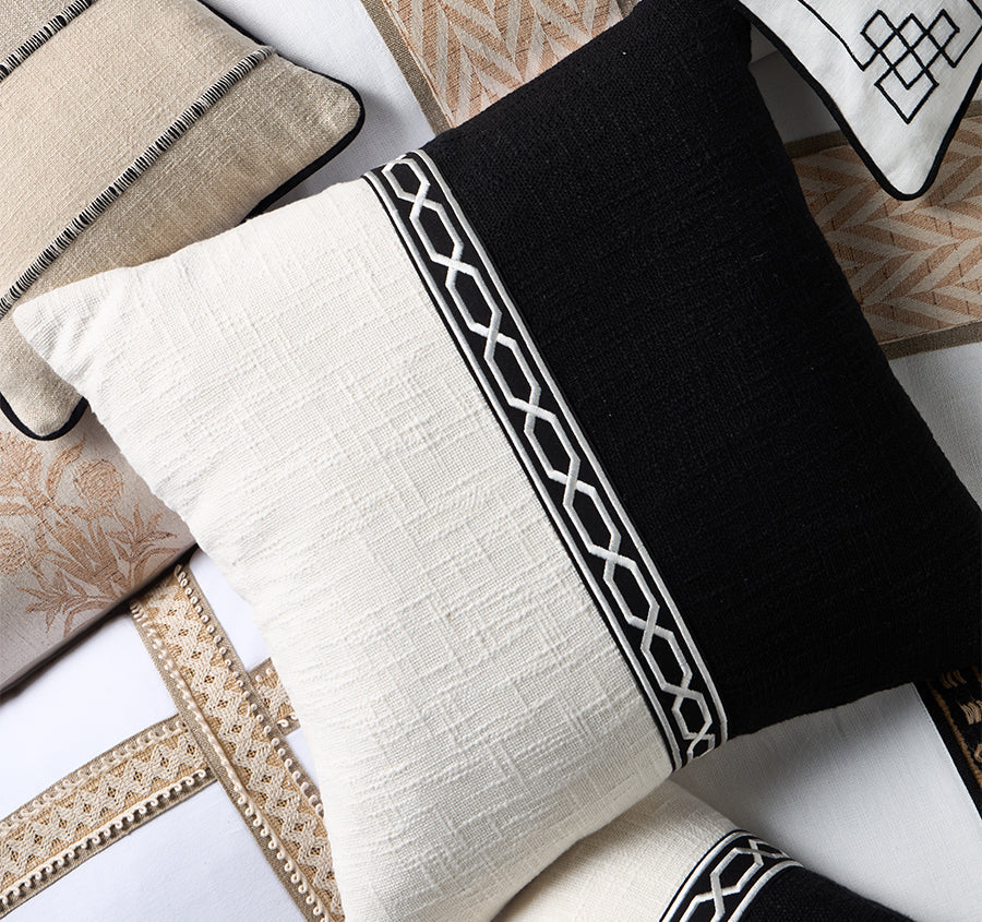 Celine Stripe 30x50cm Filled Cushion