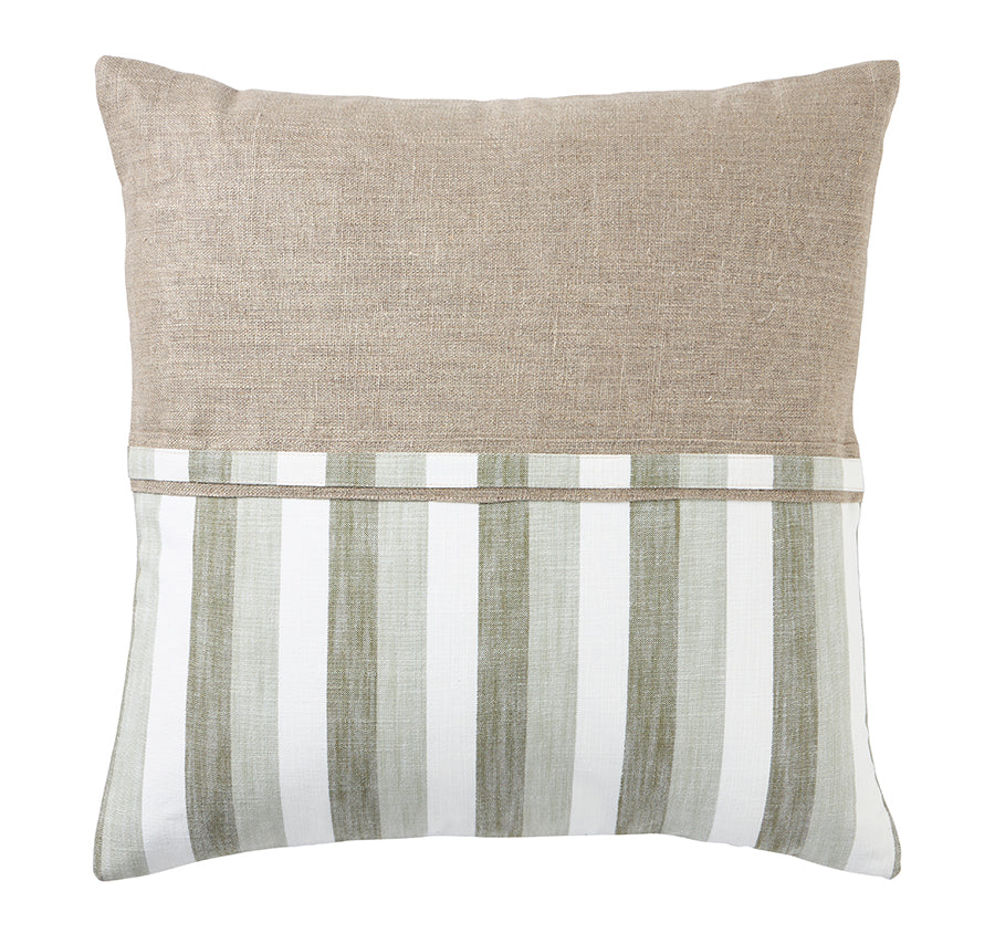 Kalani Duo 50x50cm Filled Cushion Sage
