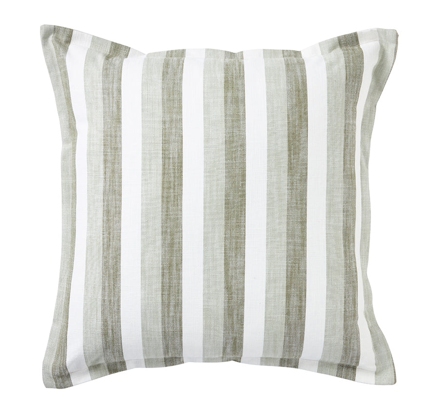 Kalani Stripe 50x50cm Filled Cushion Sage