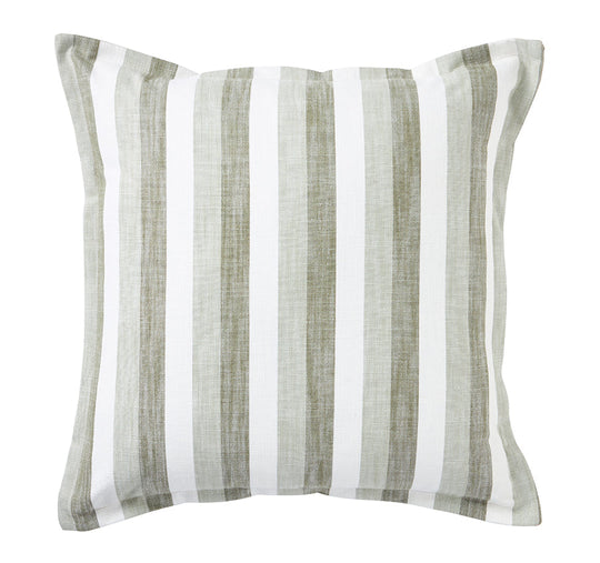 Kalani Stripe 50x50cm Filled Cushion Sage
