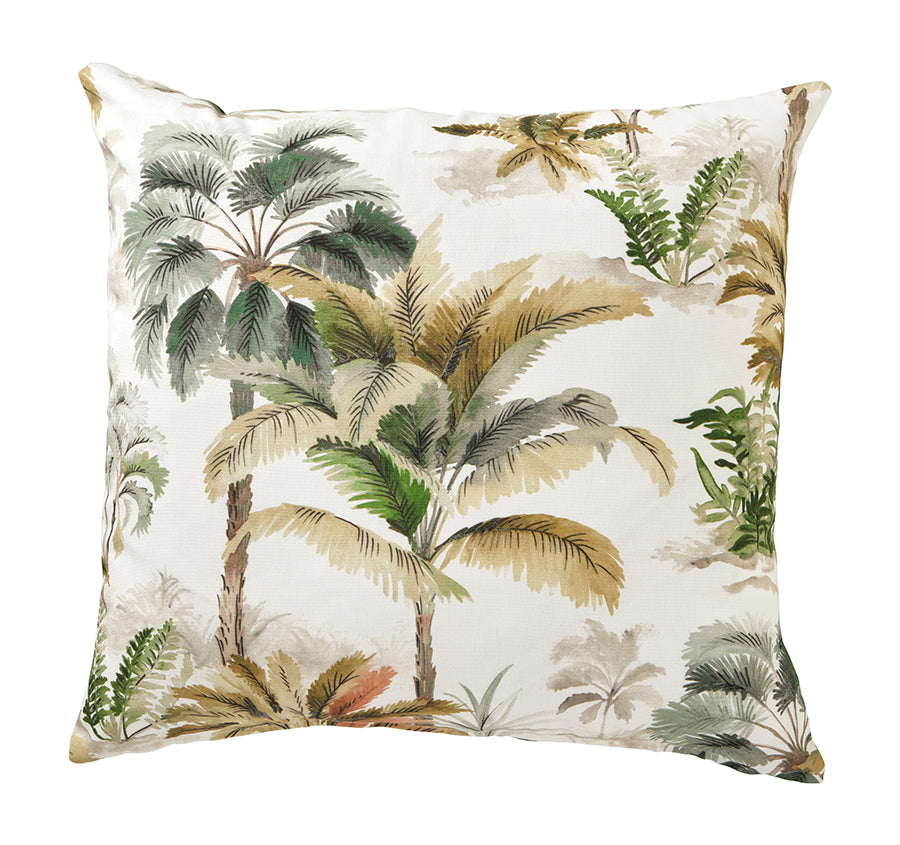 Outdoor Palm Mirage 50x50cm Filled Cushion Green