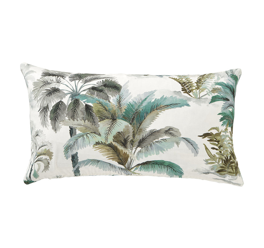Outdoor Palm Oasis 30x50cm Filled Cushion Multi
