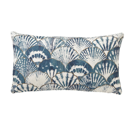 Outdoor Sapphire Isle 30x50cm Filled Cushion Blue