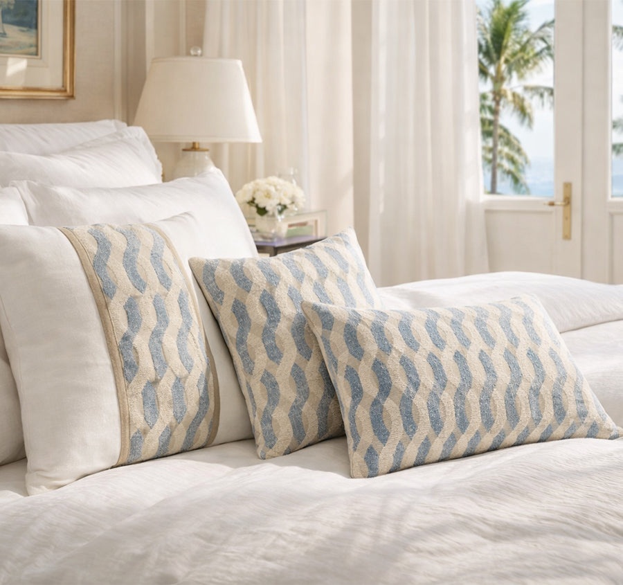 Palm Beach Azure 50x50cm Filled Cushion