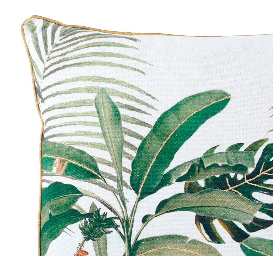 Palmy Jungle Oasis 50x50cm Filled Cushion Green
