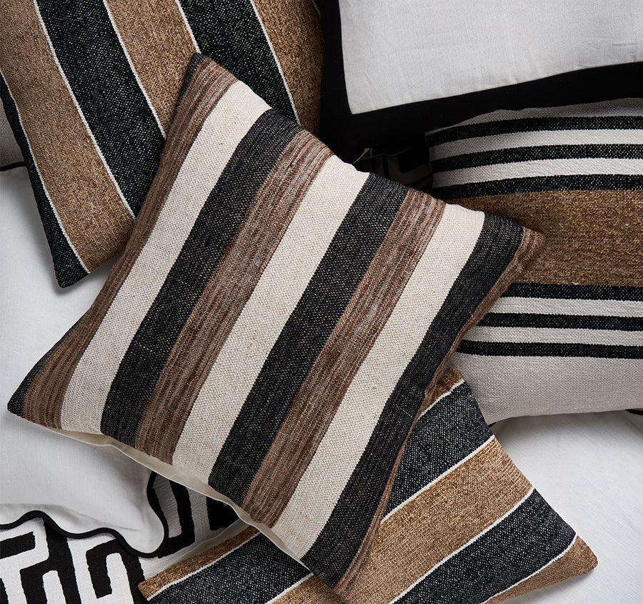 Porto Stripe 30x50cm Filled Cushion
