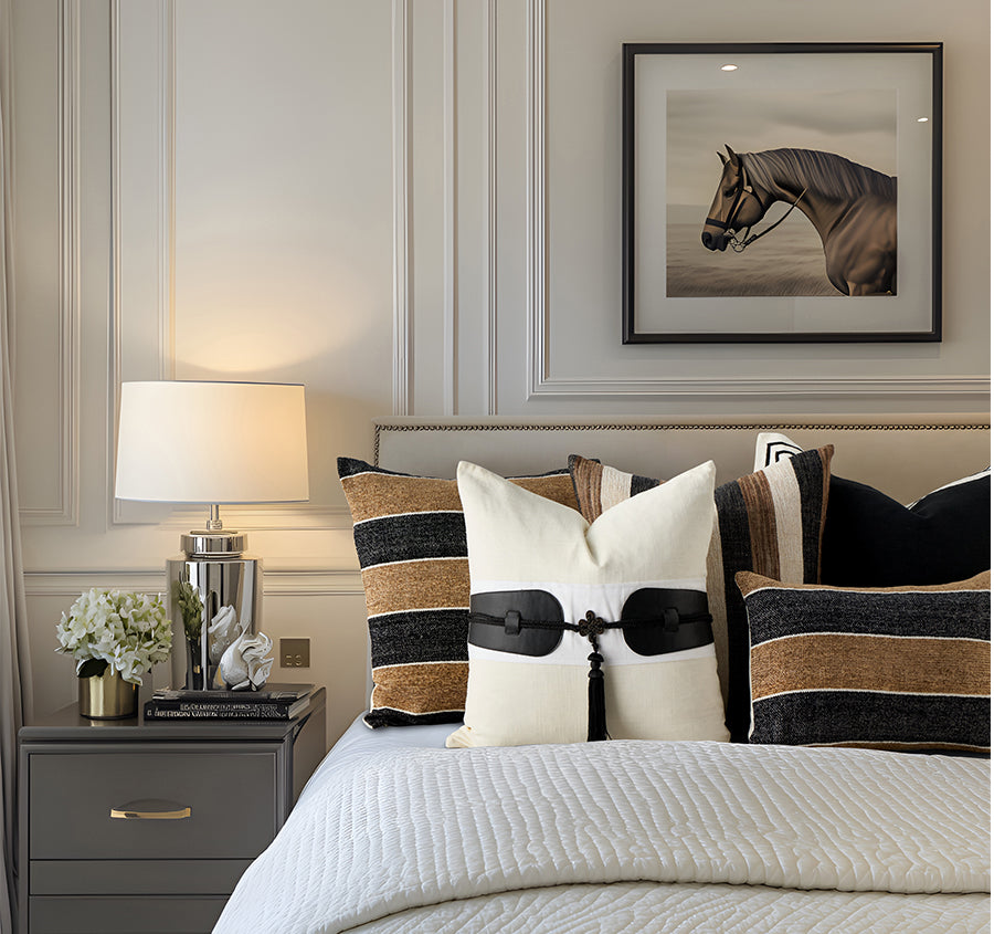 Porto Stripe 30x50cm Filled Cushion