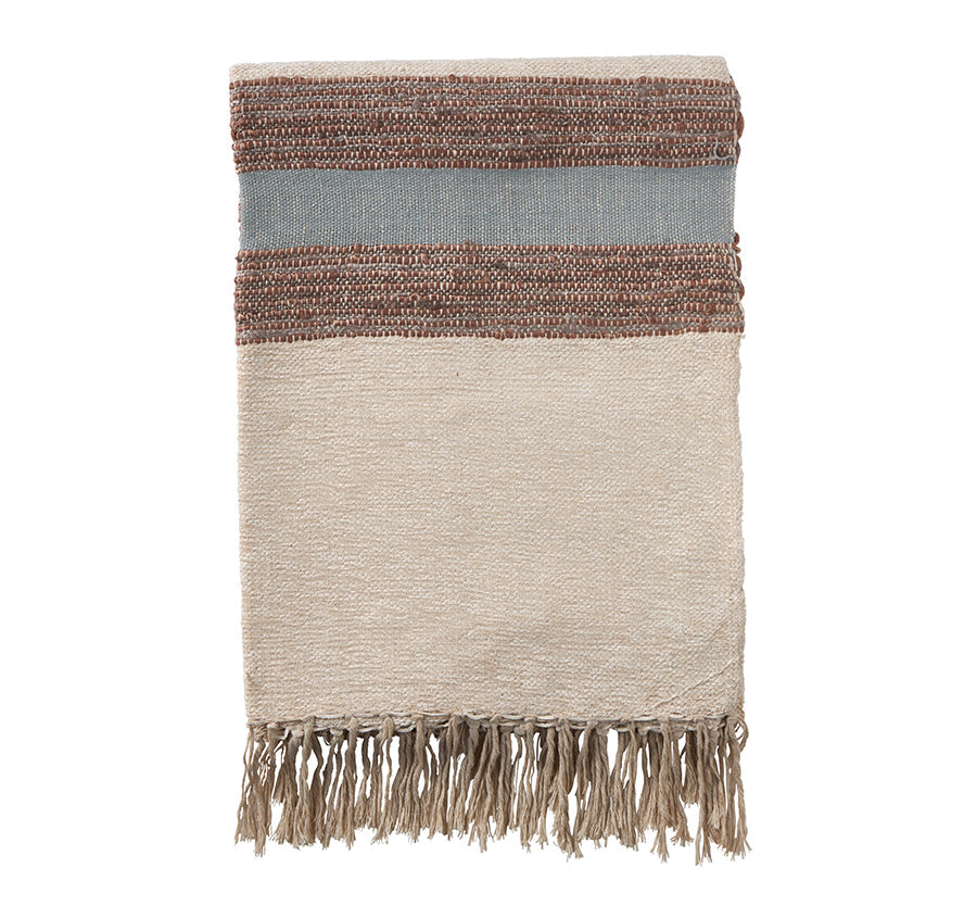 Portsea Stripe 130x170cm Throw Rug