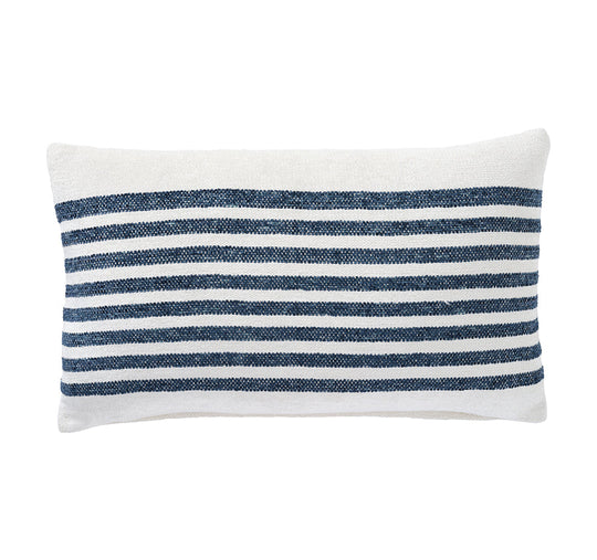 Rhode Island Stripe 30x50cm Filled Cushion Navy
