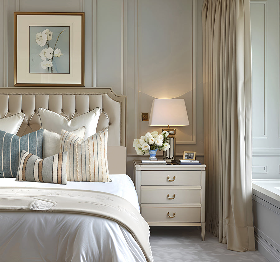 Riviera Mornington Stripe 30x50cm Filled Cushion